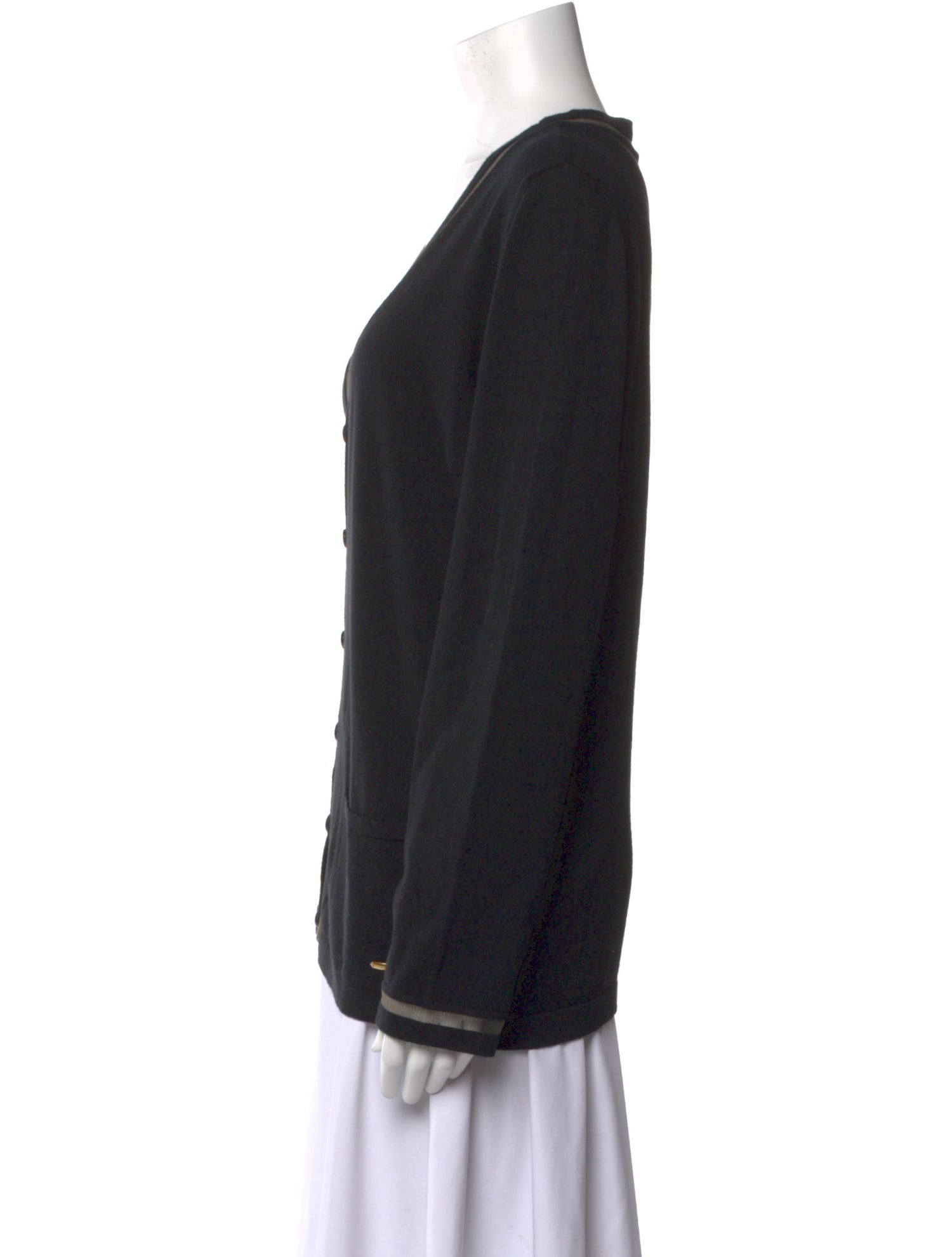 Escada Virgin Wool V-Neck Sweater