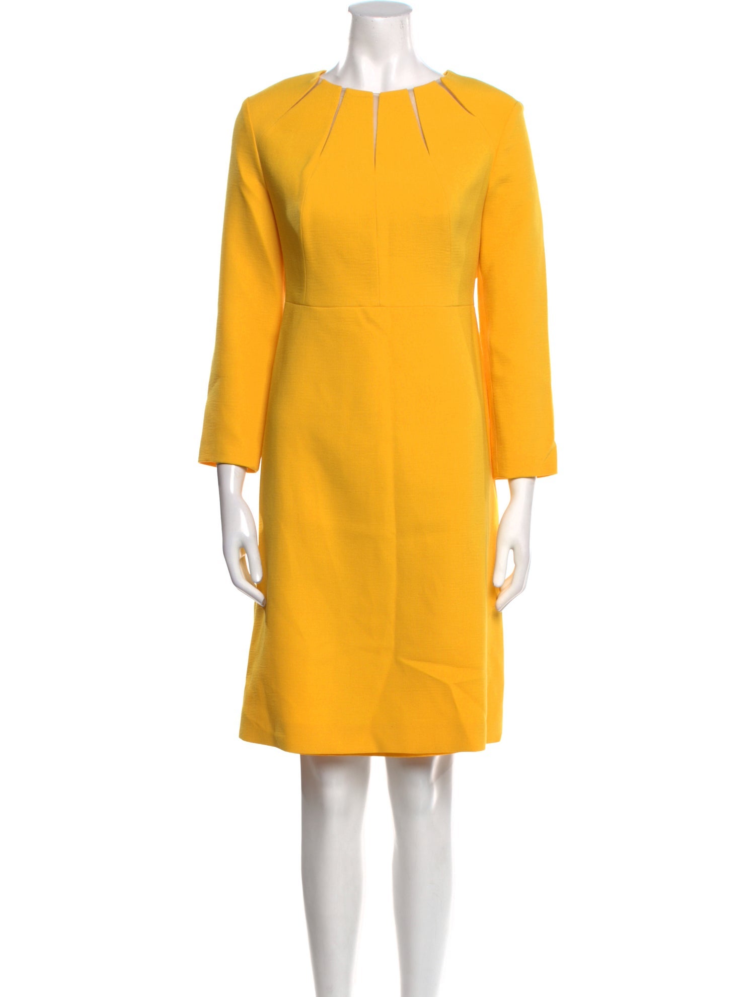 Escada Virgin Wool Knee-Length Dress