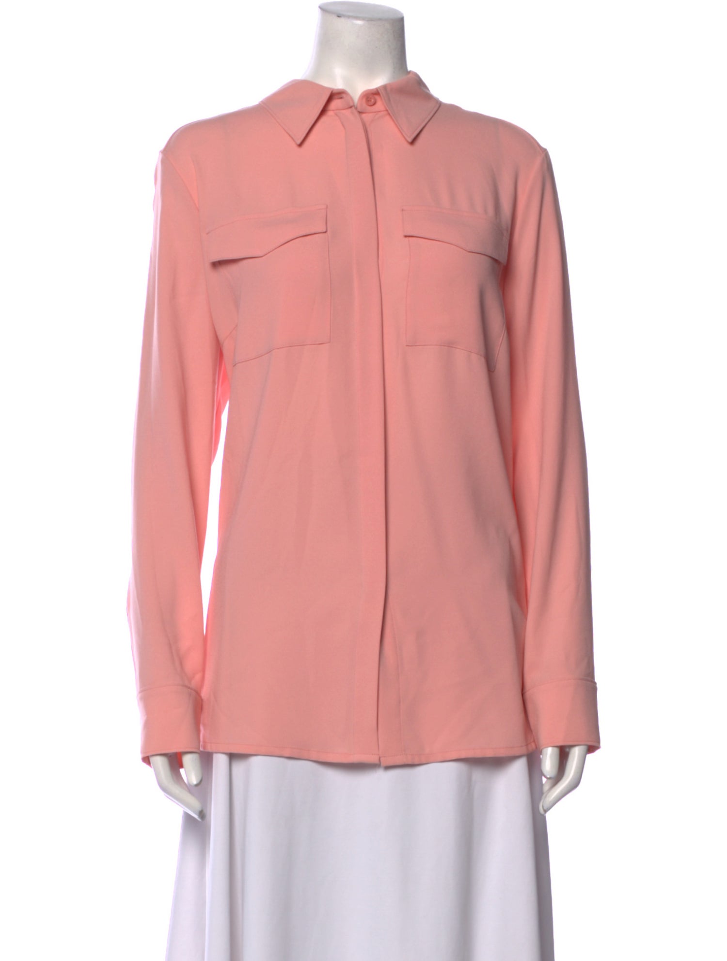 Escada Long Sleeve Button-Up Top w/ Tags