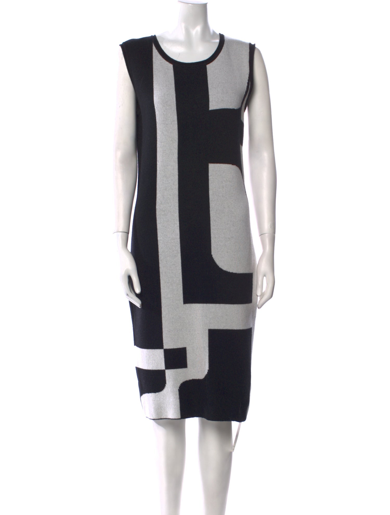 Escada Printed Midi Length Dress w/ Tags