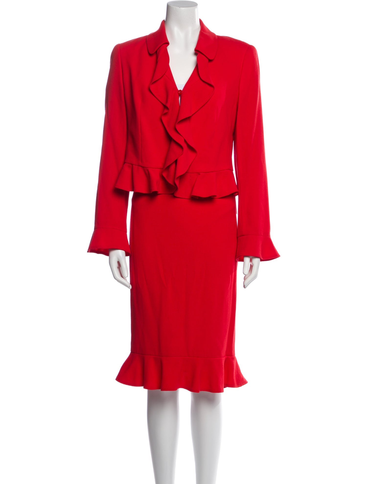 Escada Wool Skirt Set