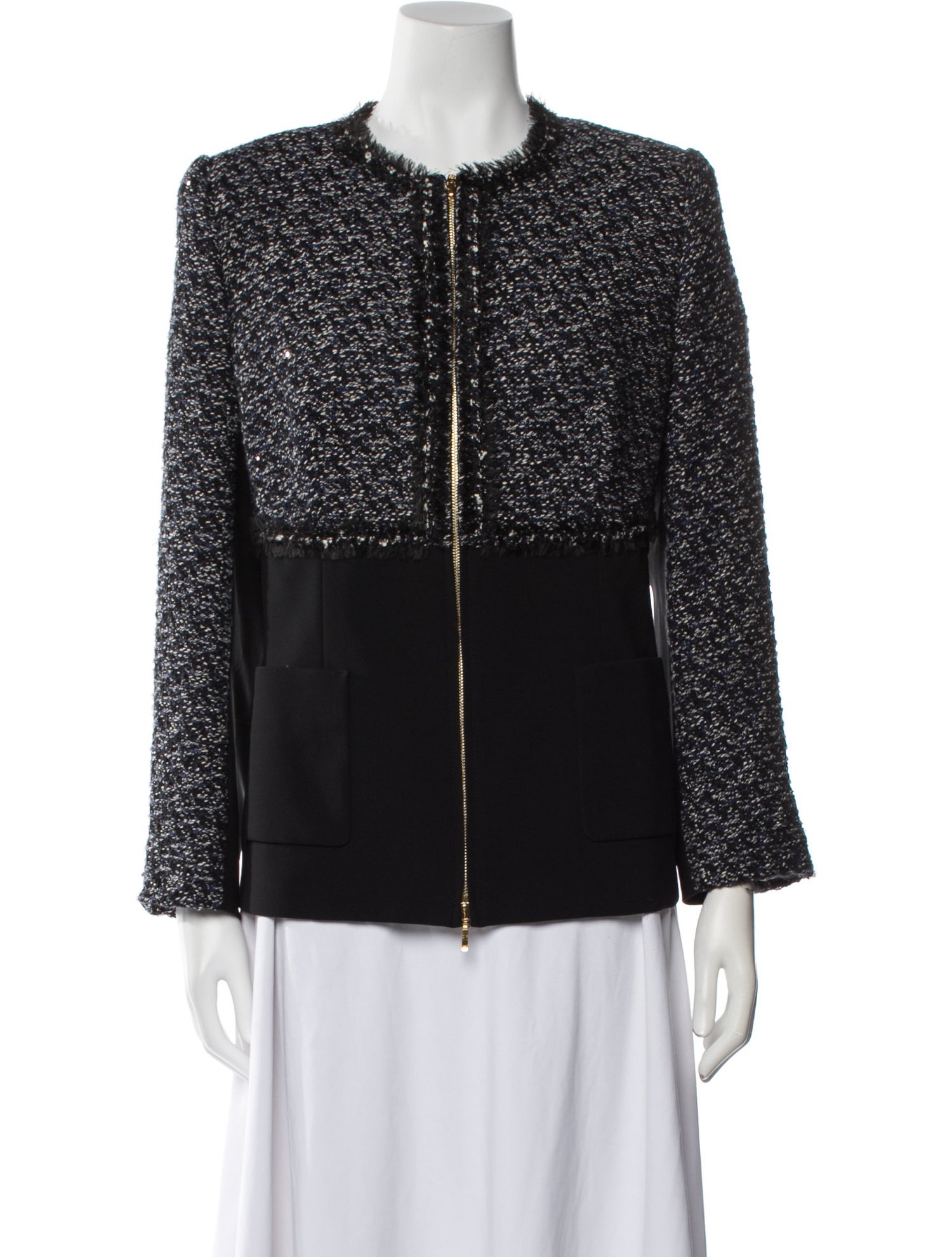 Escada Tweed Pattern Evening Jacket
