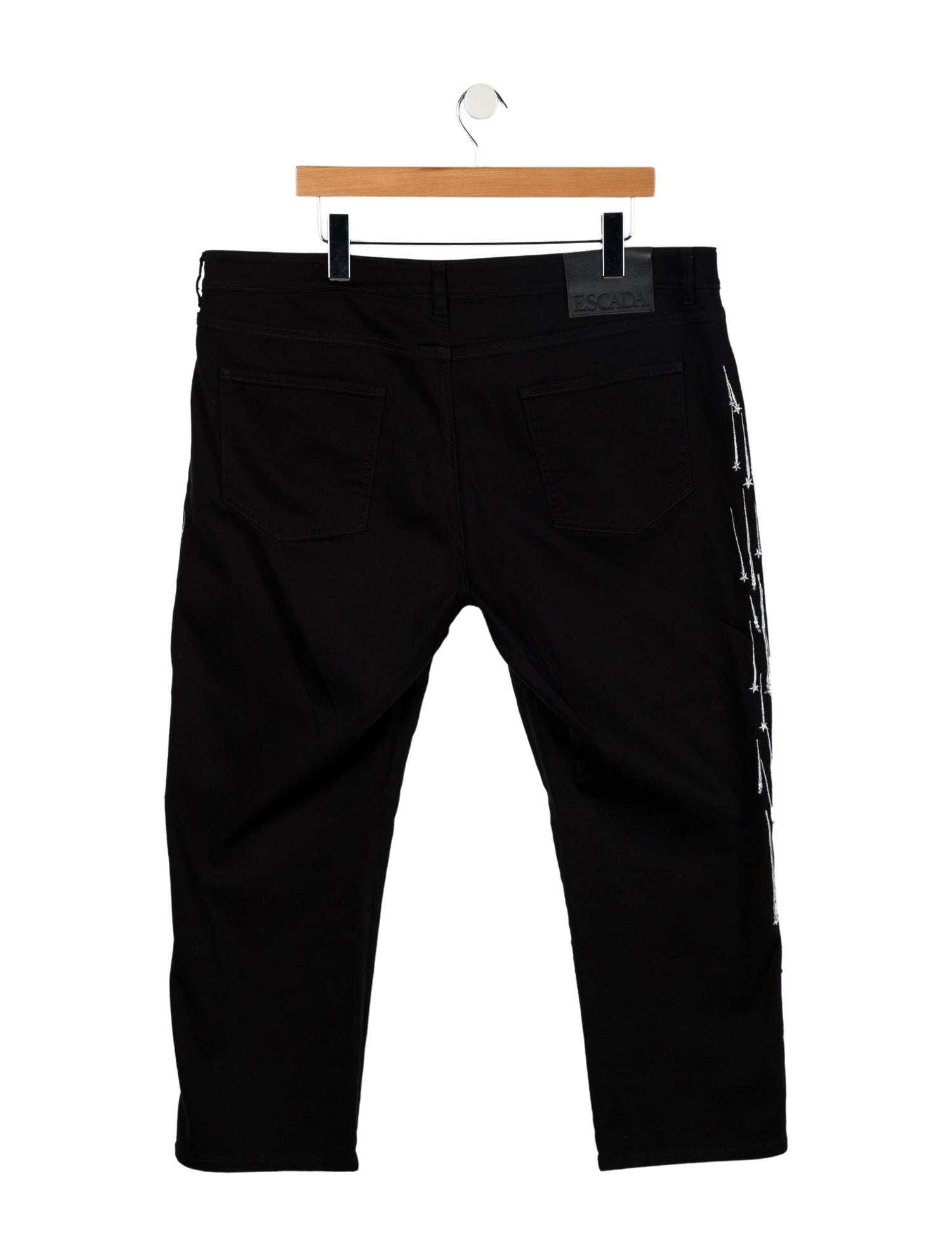 Escada Mid-Rise Wide Leg Jeans