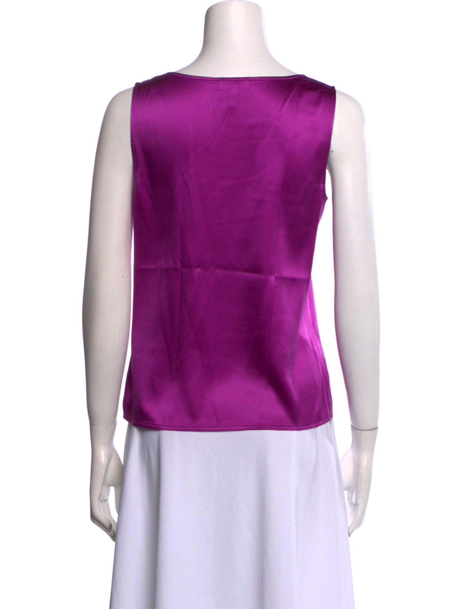 Escada Silk Square Neckline Top