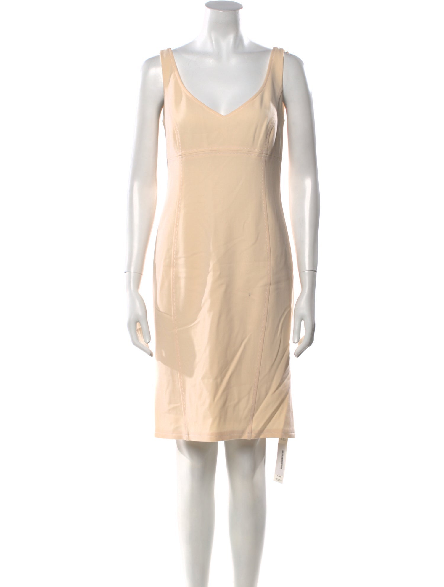 Escada V-Neck Knee-Length Dress