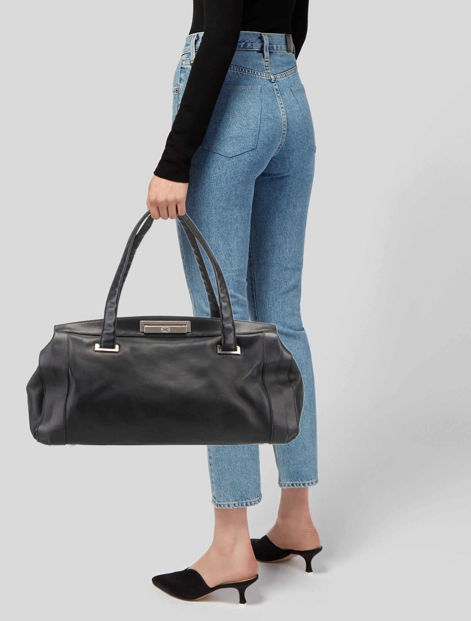 Escada Leather Shoulder Bag Vintage