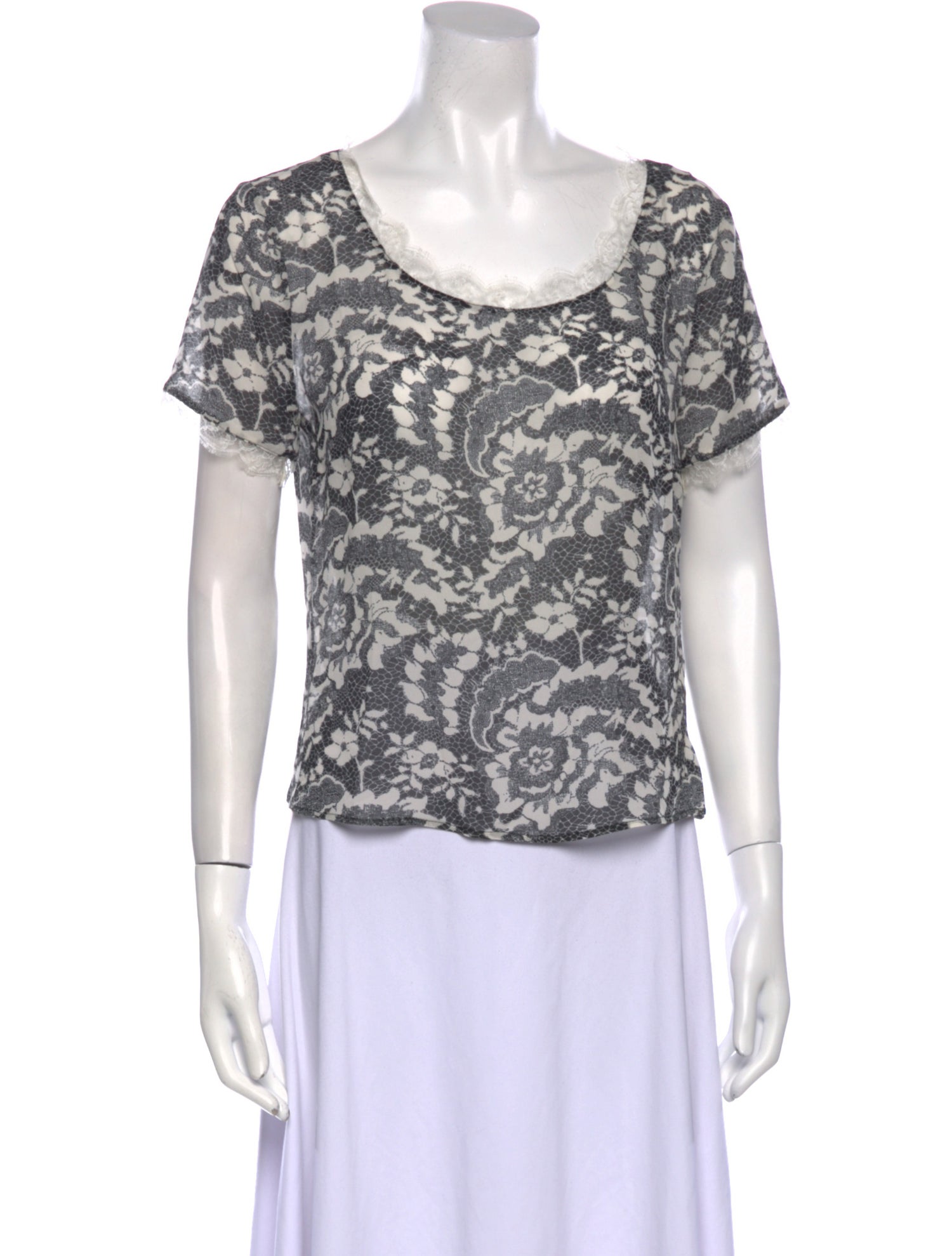 Escada Silk Printed T-Shirt