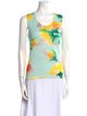 Escada Virgin Wool Printed Top