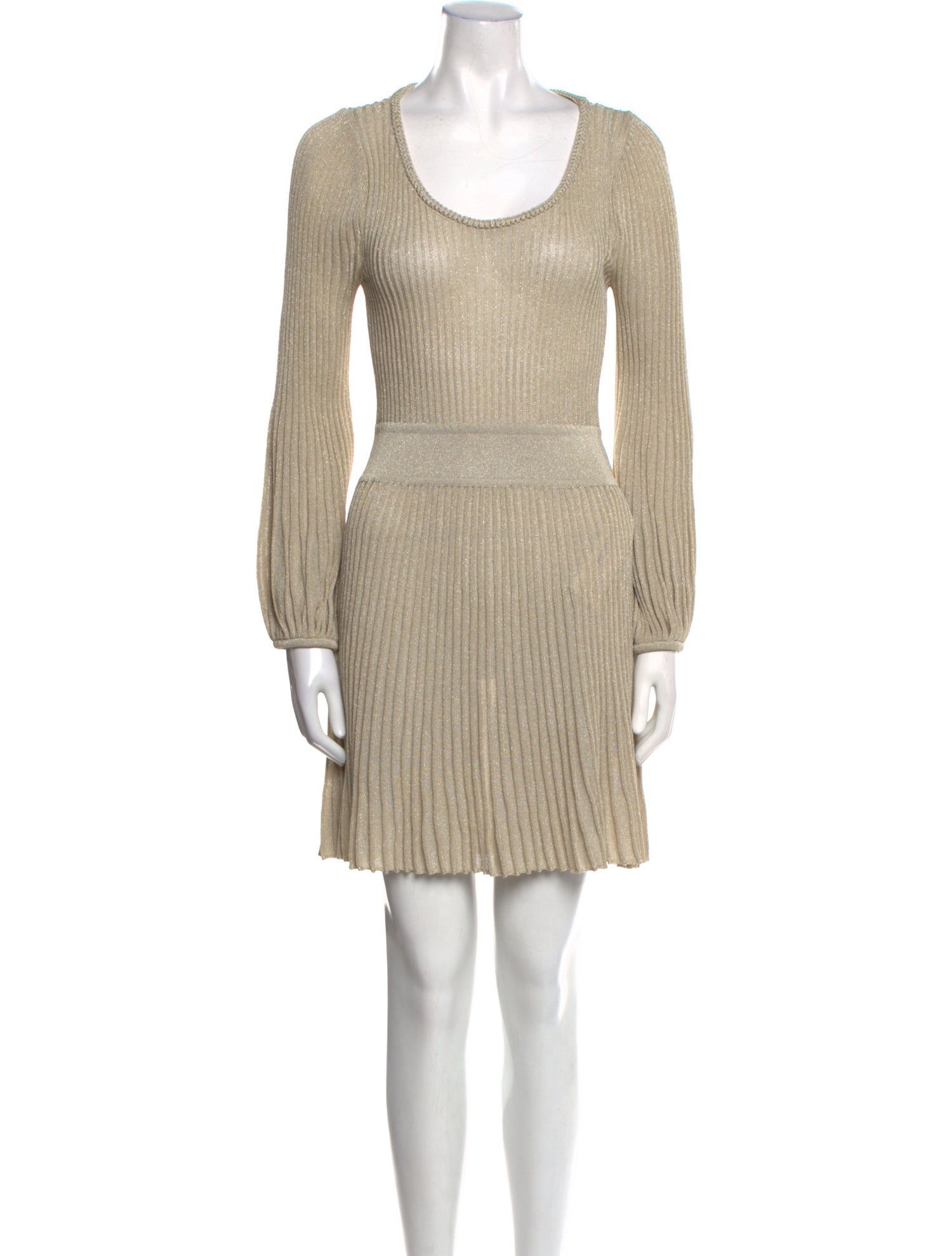 Escada Scoop Neck Mini Dress