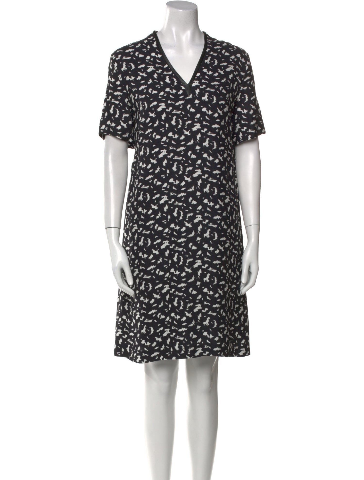 Escada Printed Knee-Length Dress