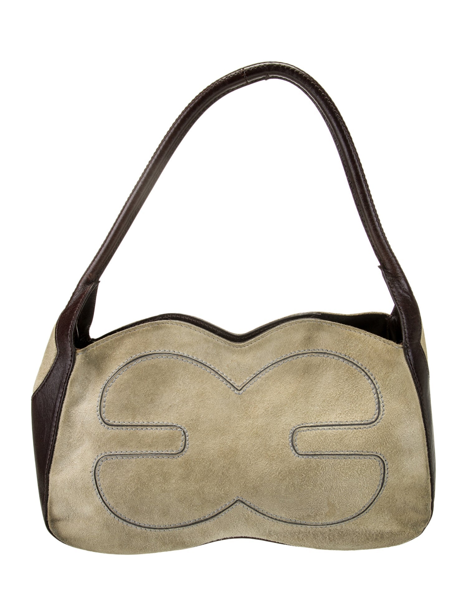 Escada Suede Shoulder Bag Vintage