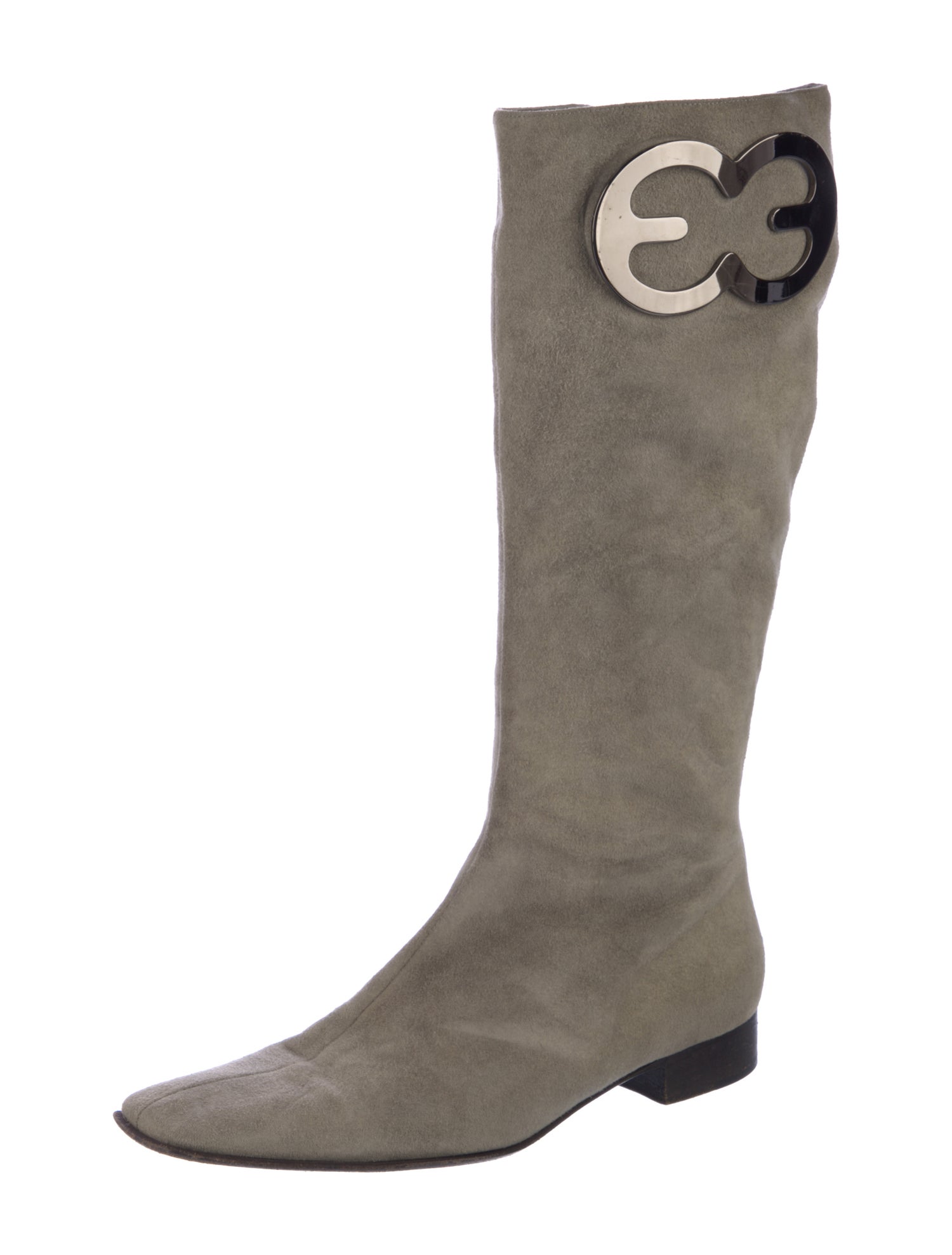Escada Suede Riding Boots