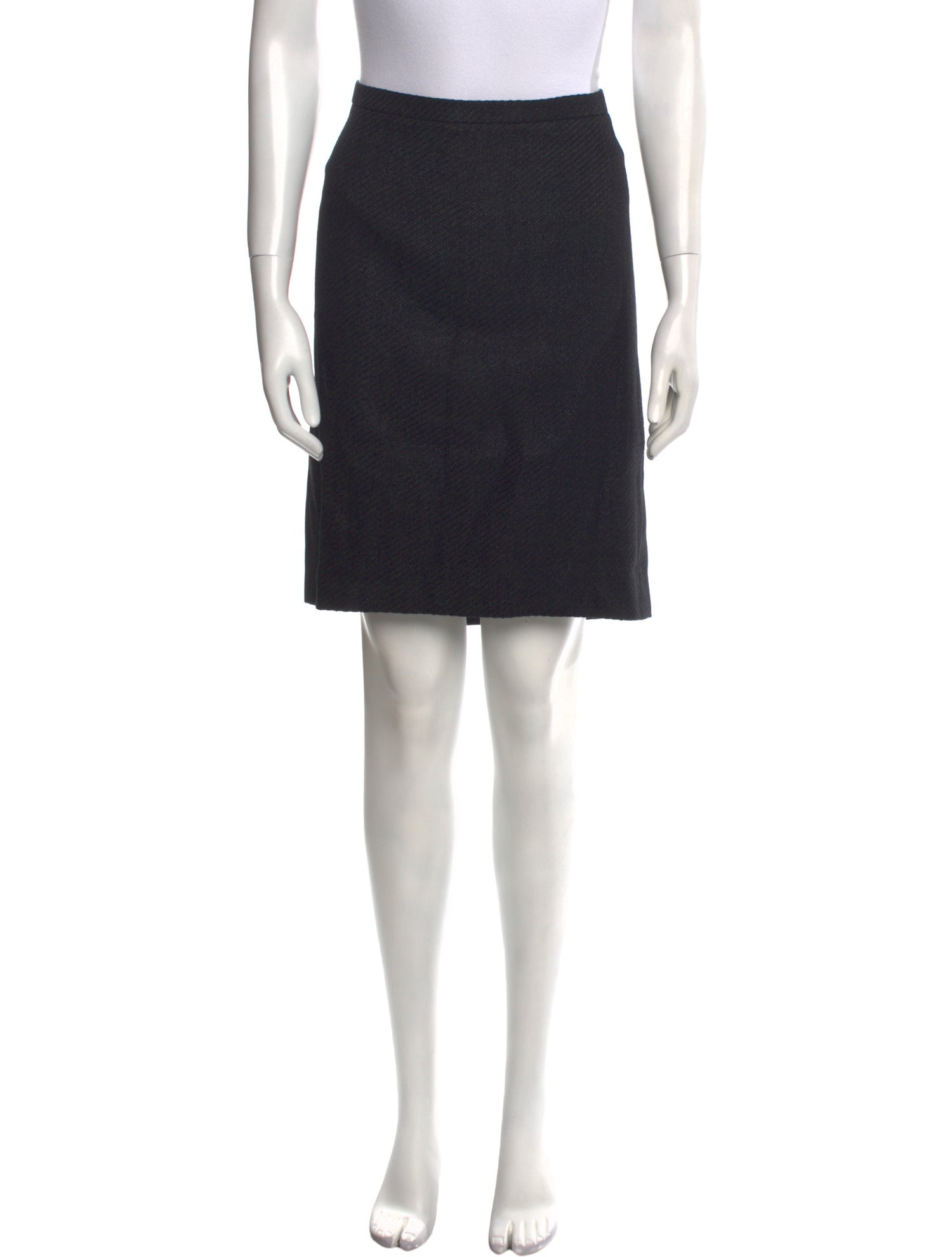 Escada Raw-Edge Trim Knee-Length Skirt