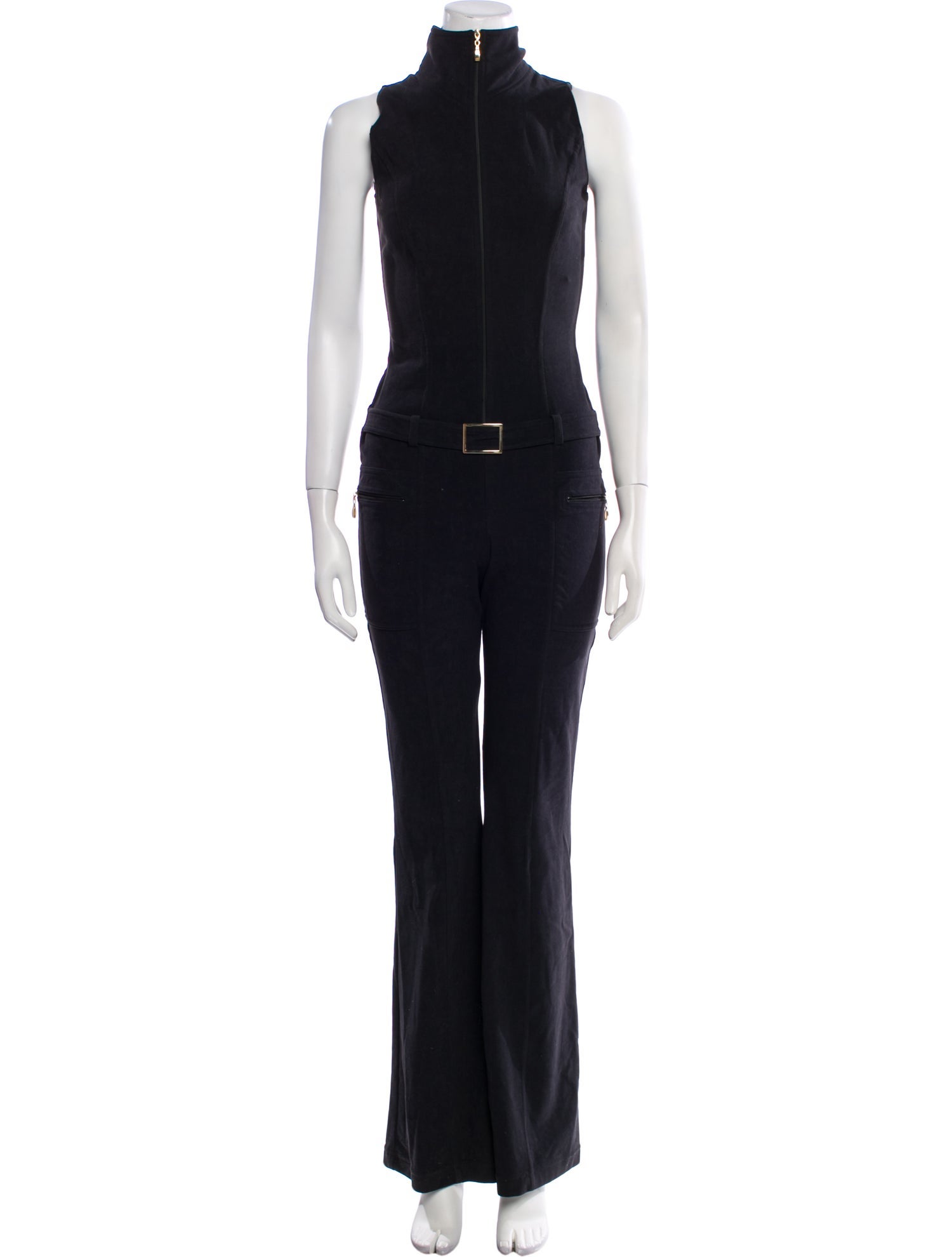 Escada Mock Neck Jumpsuit