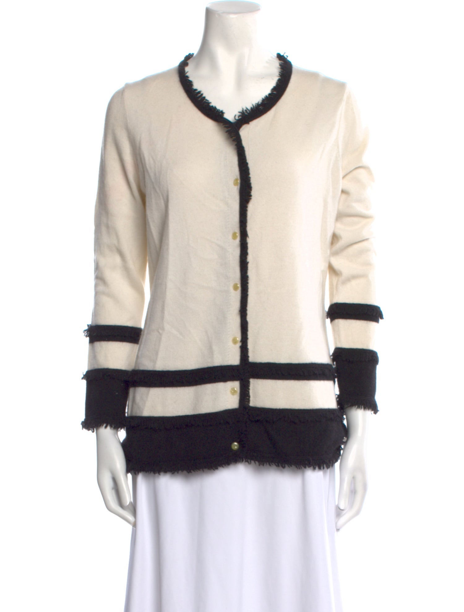 Escada Striped Crew Neck Sweater