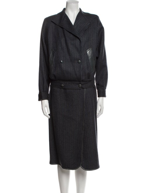 Escada Wool Printed Skirt Suit