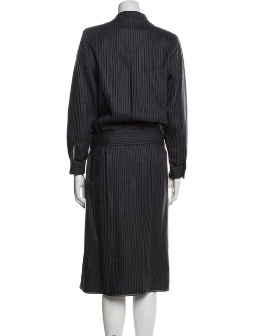 Escada Wool Printed Skirt Suit