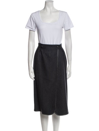 Escada Wool Printed Skirt Suit