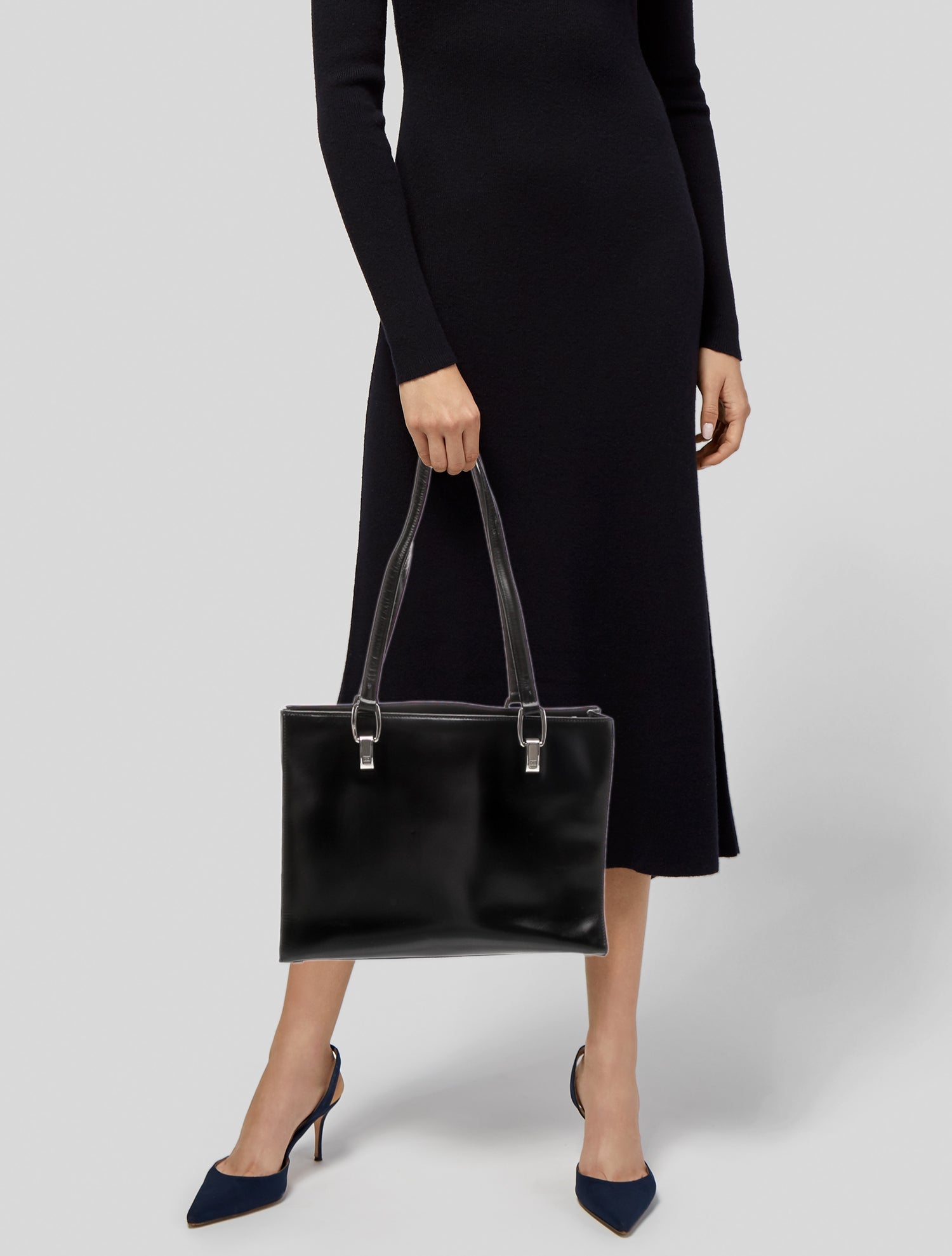 Escada Leather Tote