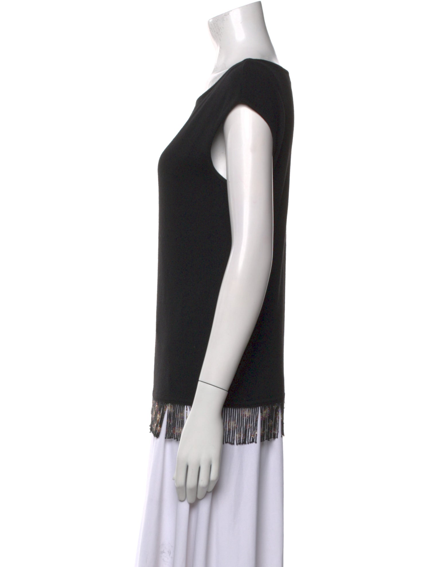 Escada Scoop Neck Short Sleeve Top