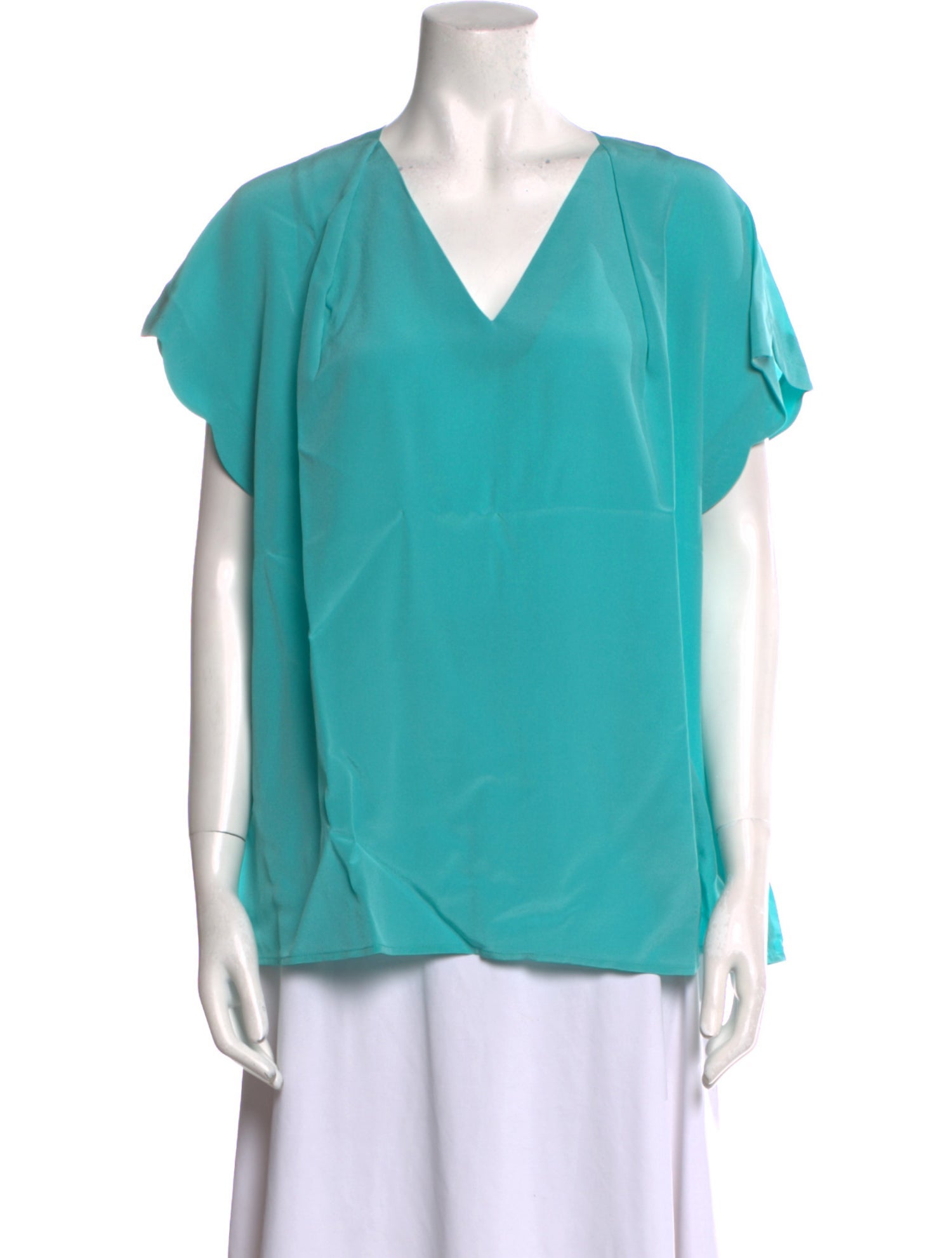 Escada Silk V-Neck Blouse