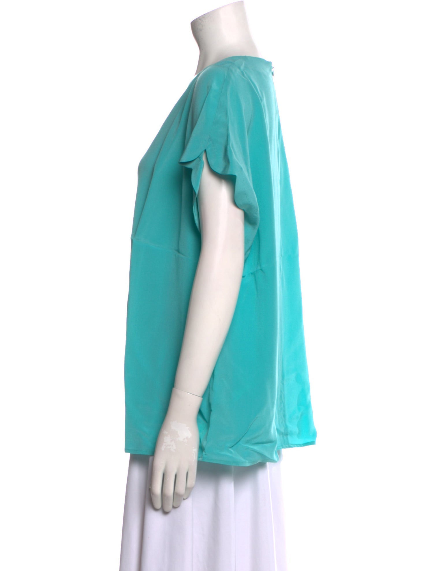 Escada Silk V-Neck Blouse