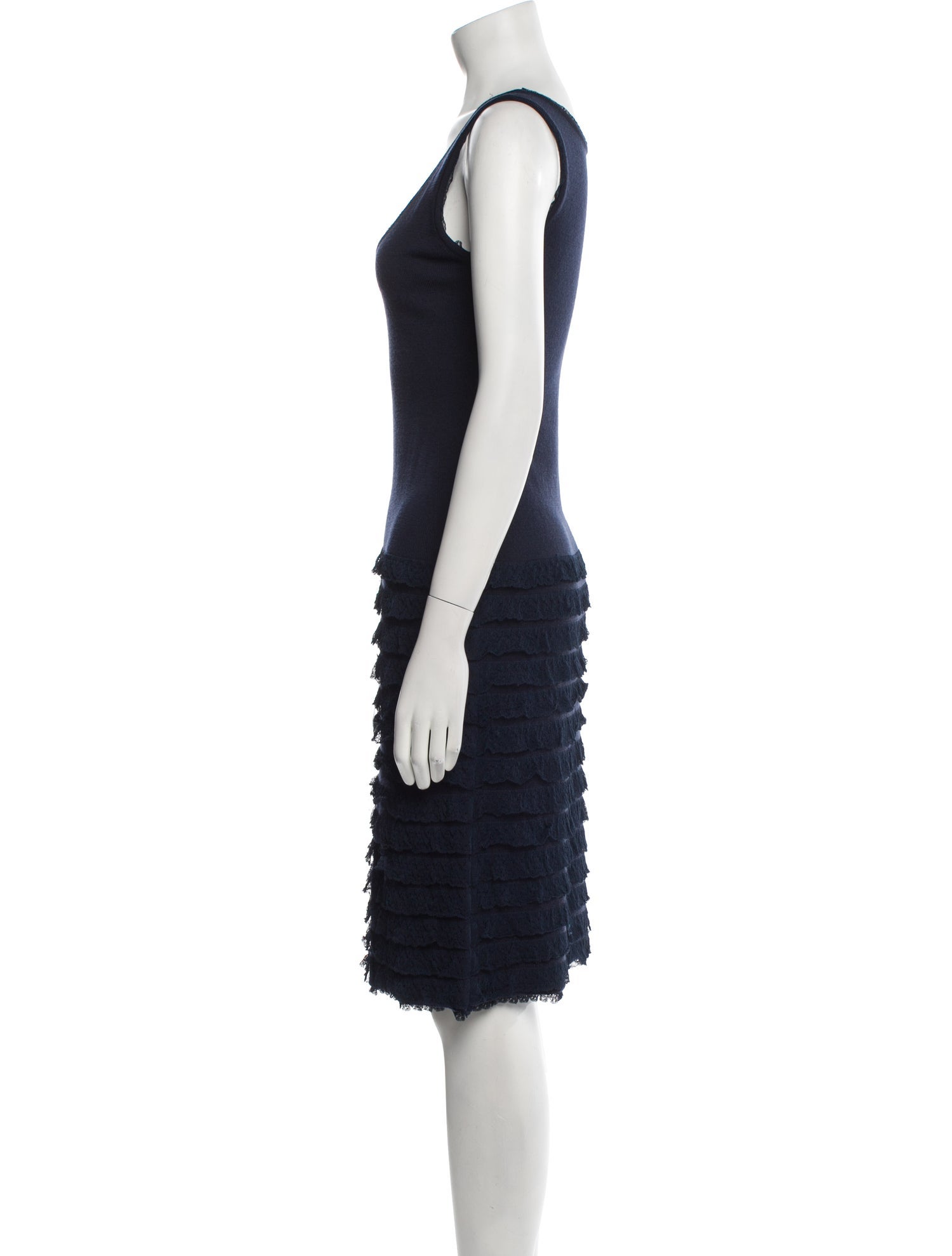 Escada Wool Knee-Length Dress
