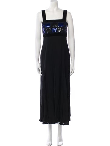 Escada Dresses Vintage Long Dress Us4, De34 | S