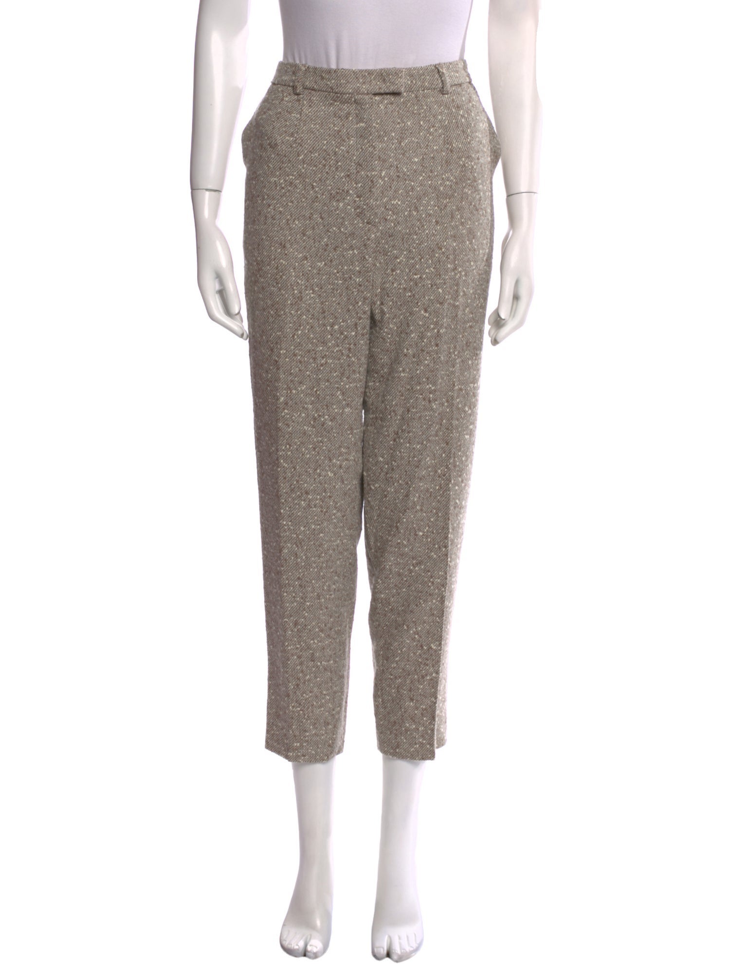 Escada Virgin Wool Straight Leg Pants