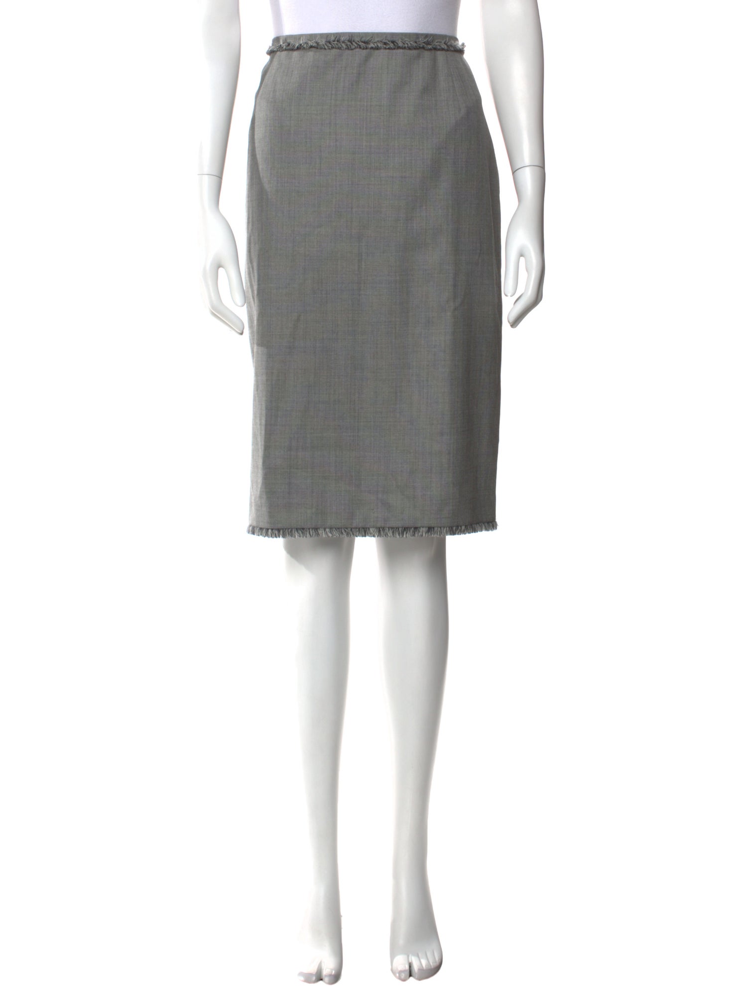 Escada Wool Knee-Length Skirt