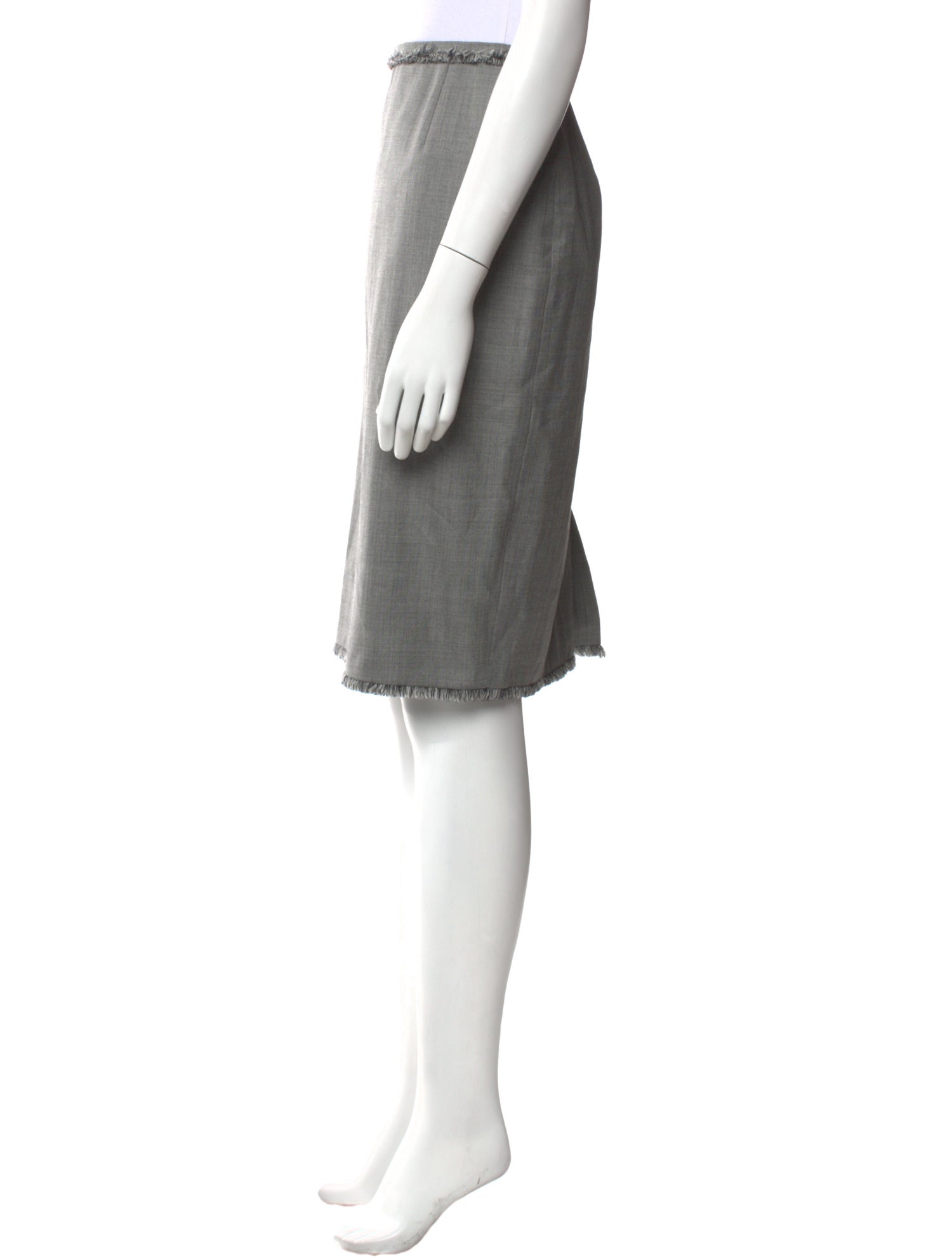 Escada Wool Knee-Length Skirt