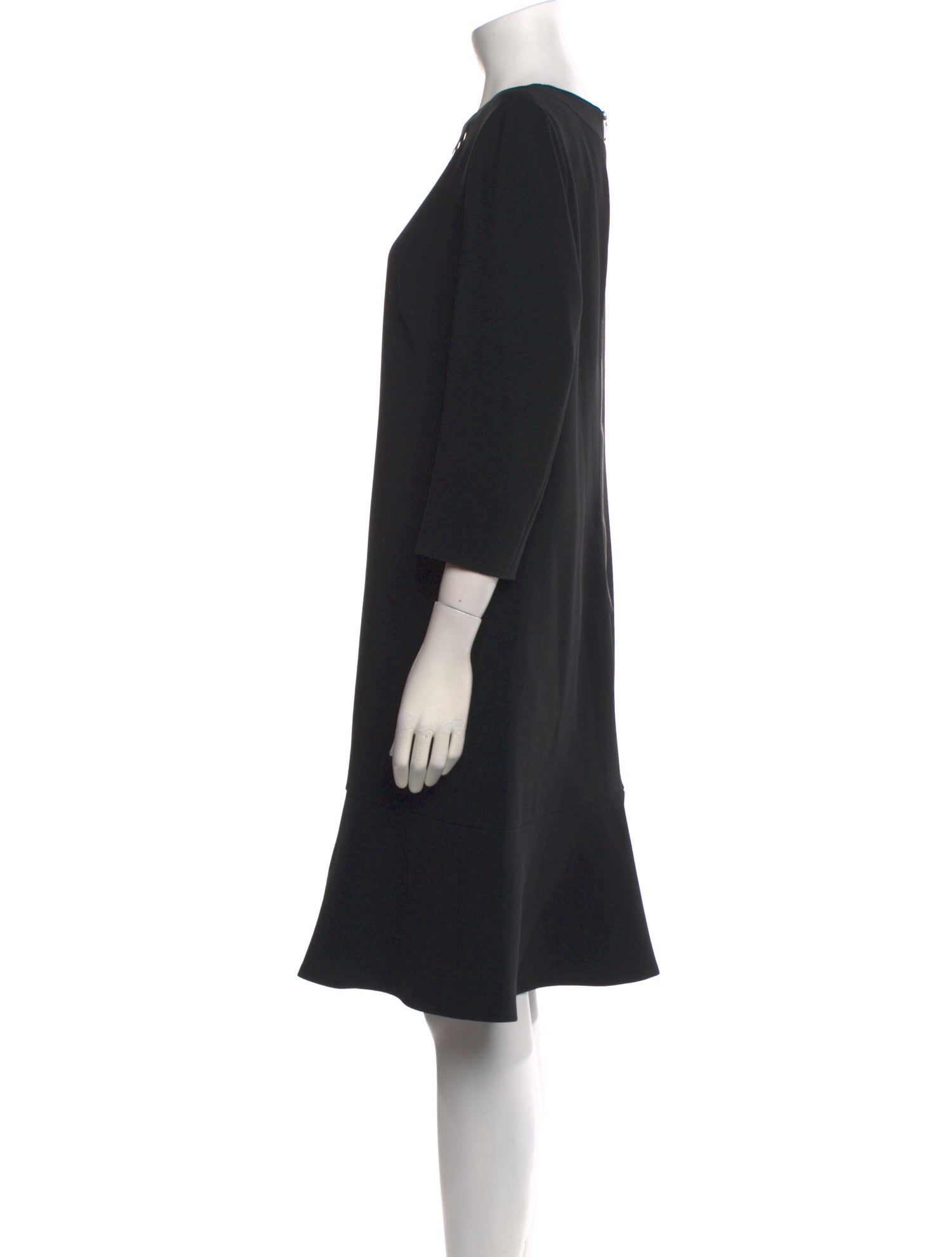 Escada Crew Neck Knee-Length Dress