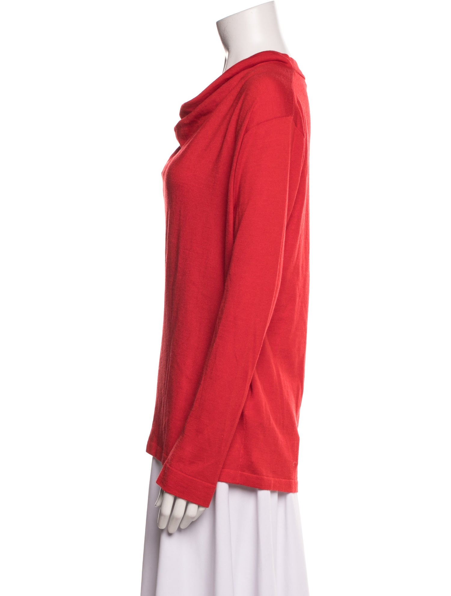 Escada Virgin Wool Cowl Neck Blouse