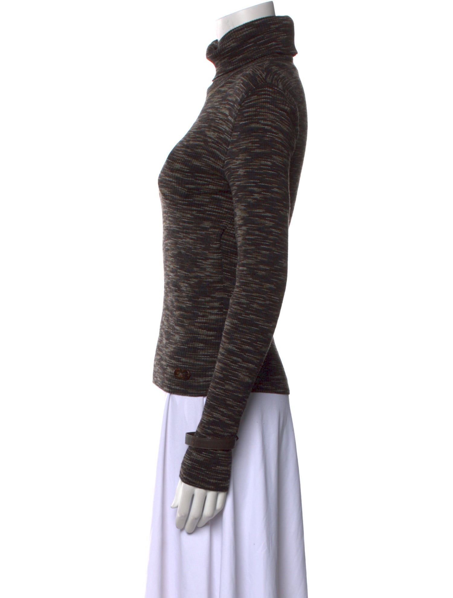 Escada Virgin Wool Striped Sweater