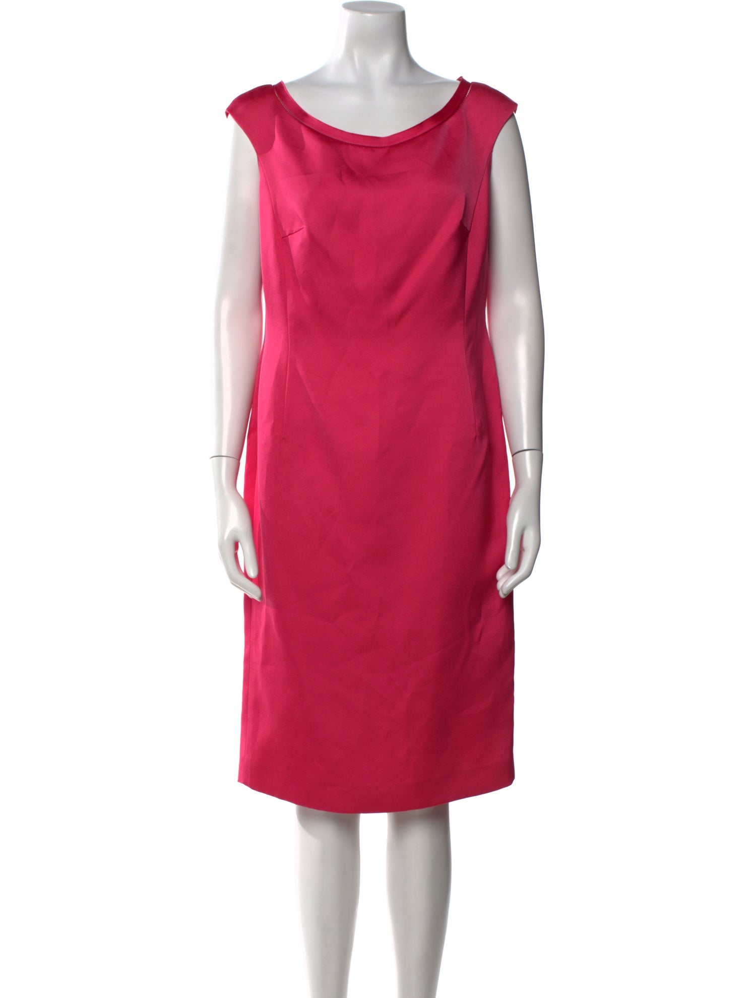Escada Cowl Neck Knee-Length Dress