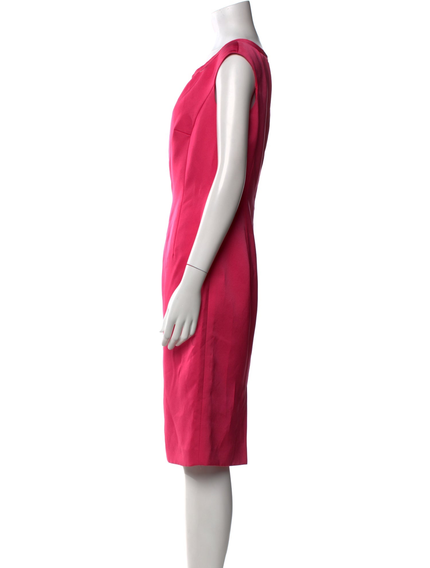 Escada Cowl Neck Knee-Length Dress
