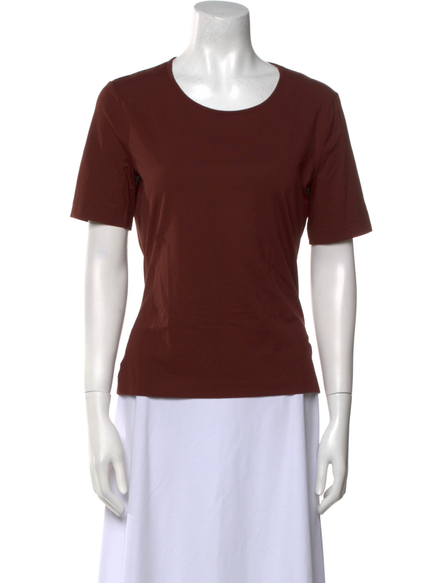 Escada Scoop Neck Short Sleeve T-Shirt