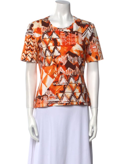 Escada Printed Crew Neck T-Shirt