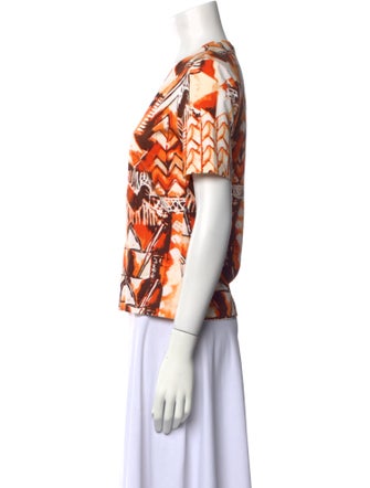 Escada Printed Crew Neck T-Shirt