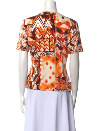 Escada Printed Crew Neck T-Shirt