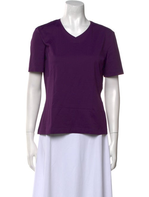 Escada V-Neck Short Sleeve T-Shirt