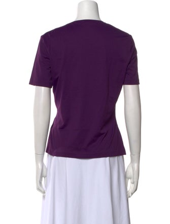 Escada V-Neck Short Sleeve T-Shirt