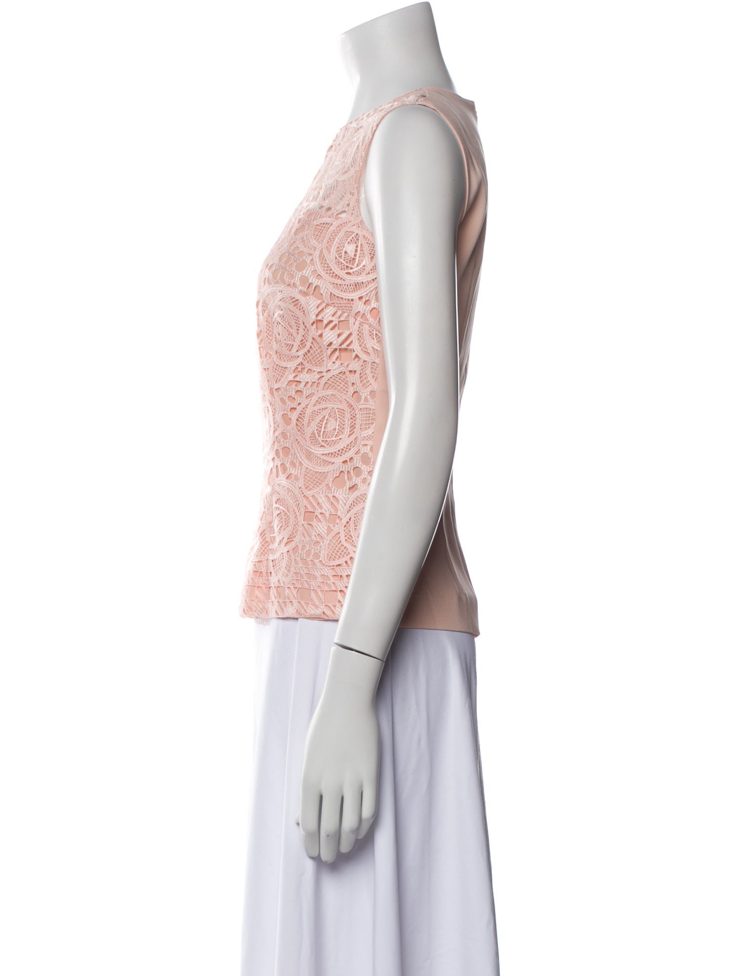 Escada Patterned Crew Neck Top w/ Tags