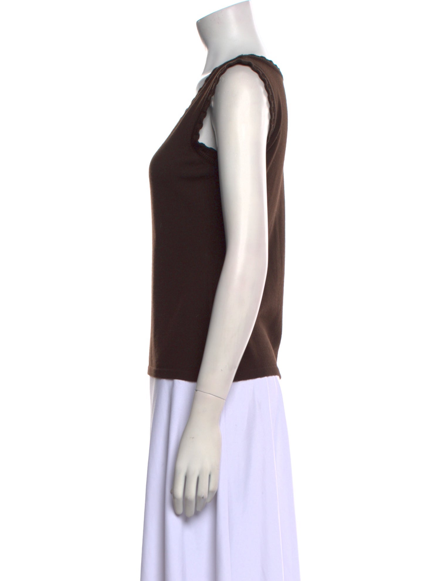 Escada Virgin Wool Scoop Neck Top