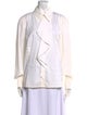 Escada Long Sleeve Button-Up Top
