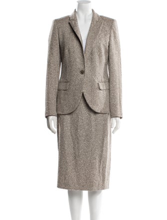 Escada Virgin Wool Skirt Set