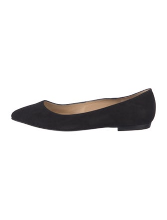 Escada Suede Ballet Flats
