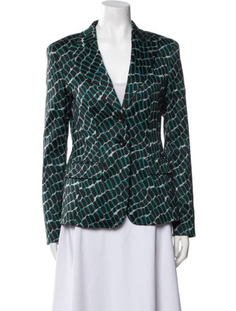 Escada Silk Printed Blazer