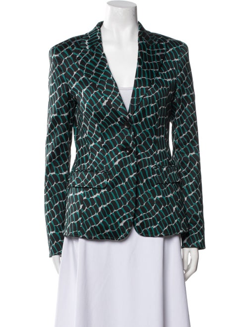Escada Silk Printed Blazer
