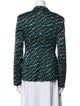 Escada Silk Printed Blazer